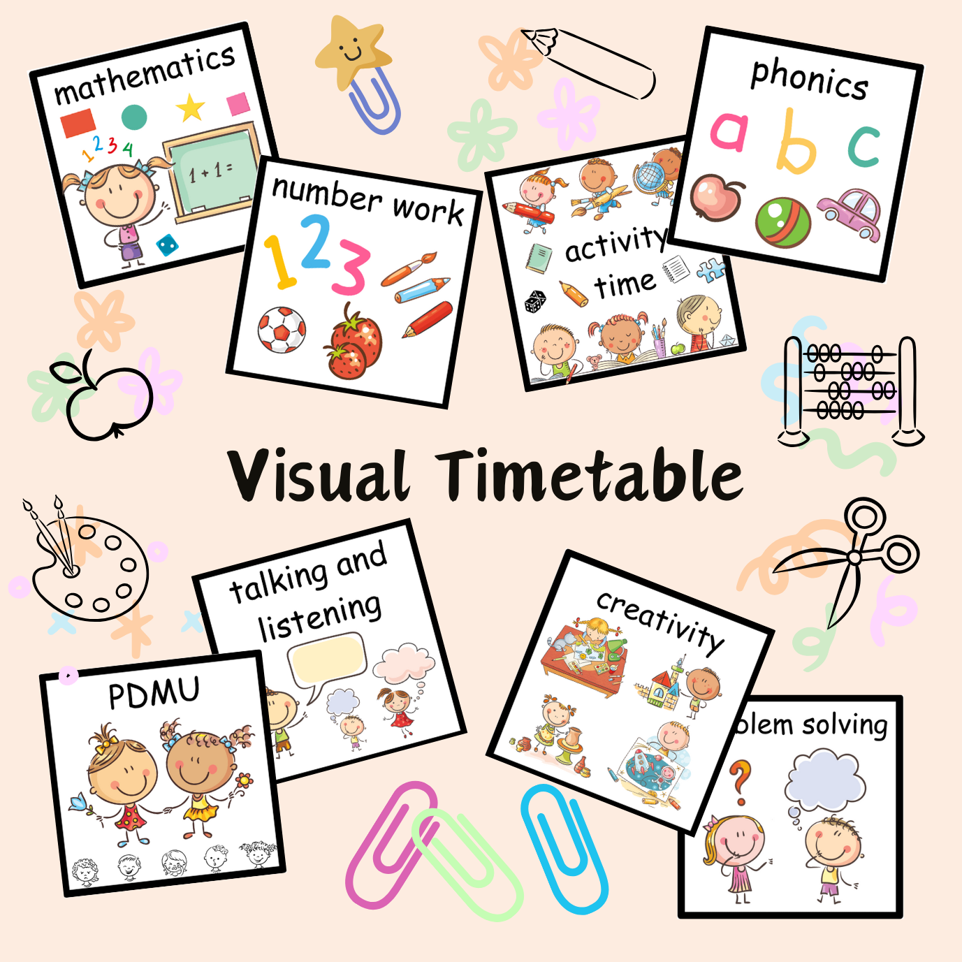 Visual Timetable – In a Nutshell Education