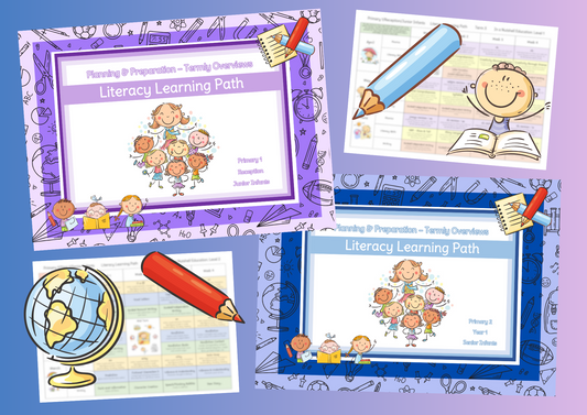 Levels 1 & 2 - Literacy Termly Planning Bundle