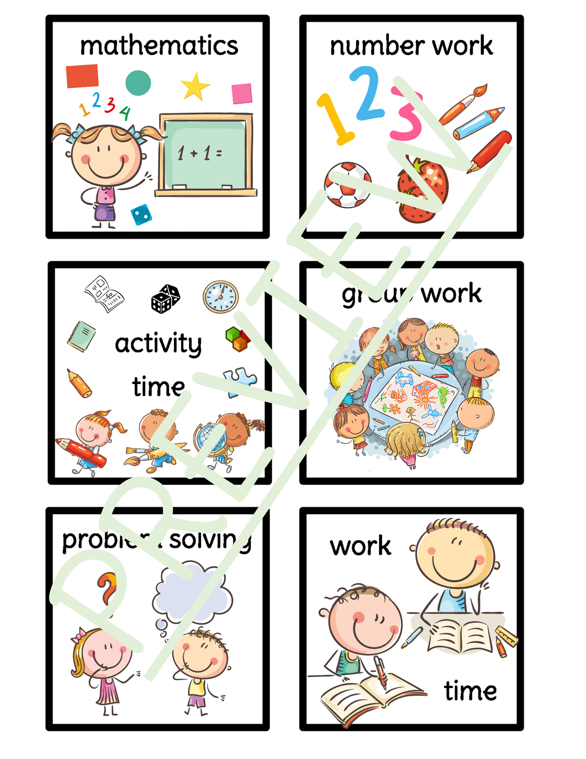 Visual Timetable – In a Nutshell Education